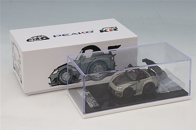 PEAKO x EraQ KR Q Car 1/64 ホンダ S2000 J's Racing 1999 グレー