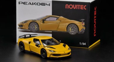 PEAKO 1/64 ノヴィテック 296 N-Largo ジャッロモデナ HEC2026 限定品