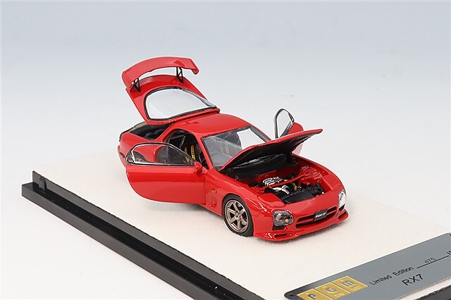 PGM 1/64 マツダ RX-7 レッド 1/64 Mazda RX-7 Red[PGM]《発売済・在庫品》