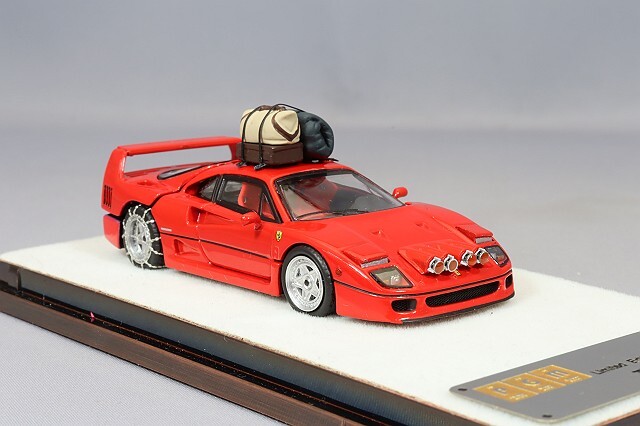 PGM (Private goods model) 1/64 フェラーリ F40 レッド スノー 