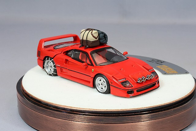 PGM (Private goods model) 1/64 フェラーリ F40 レッド スノー 