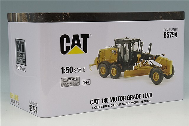 ダイキャストマスター 1/50 CAT 140LVR モーターグレーダ