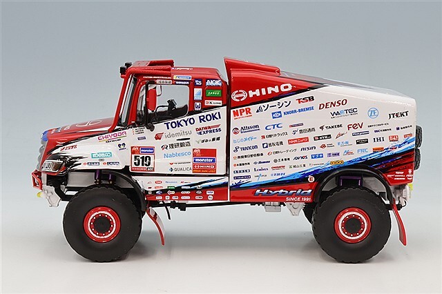 日野ヒューテック 1/43 日野 600シリーズ ハイブリッド 2023 ダカール