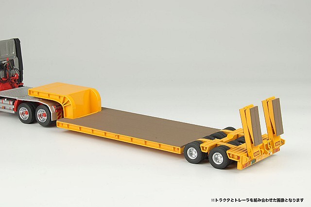 ケンクラフト製1/50プロフィアヘッドと自動歩16輪台車セット