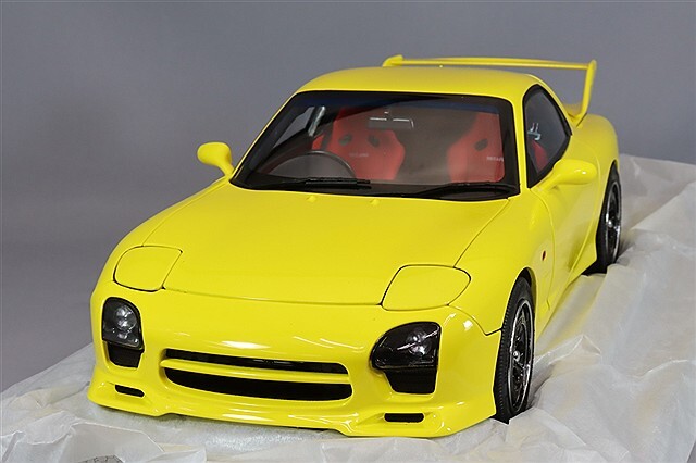 POLER MASTER MODELS 1/18 マツダ RX7 スピード Aspec イエロー 