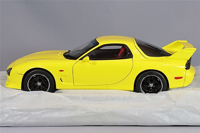 POLER MASTER MODELS 1/18 マツダ RX7 スピード Aspec イエロー 