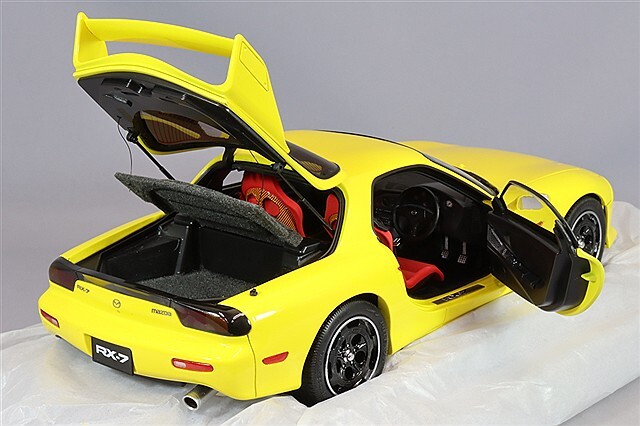 POLER MASTER MODELS 1/18 マツダ RX7 スピード Aspec イエロー 