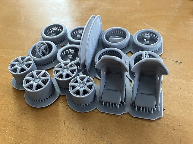 PLUSALFA 3DCAD/3Dプリンタ プロダクト 1/24 NSX タイプR/2