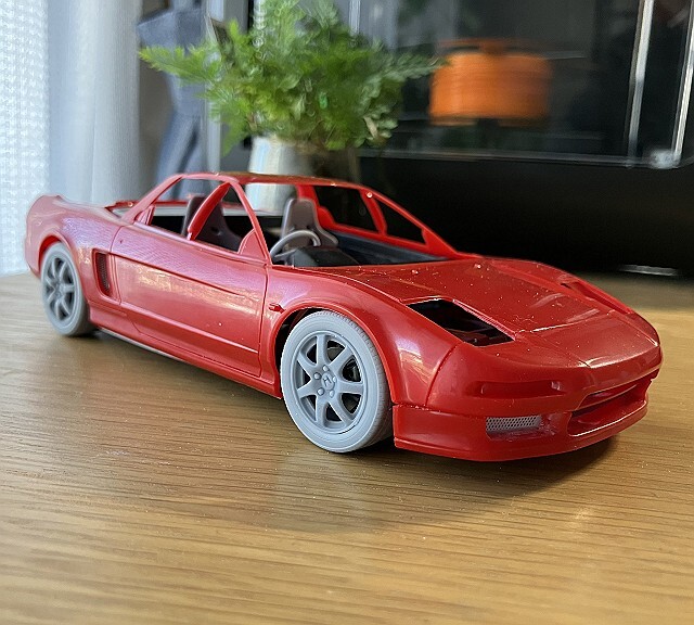 PLUSALFA 3DCAD/3Dプリンタ プロダクト 1/24 NSX タイプR/2