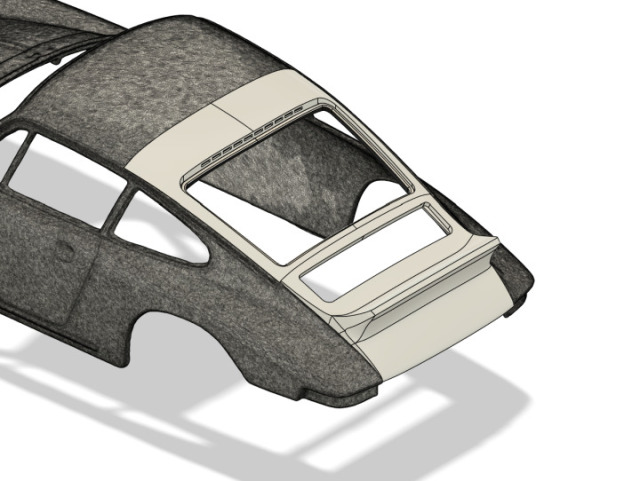 PLUSALFA 3DCAD/3Dプリンタ プロダクト 1/32 911 RS2.7 コンバージョン