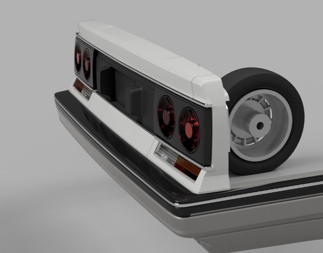 PLUSALFA 3DCAD/3Dプリンタ プロダクト 1/24 R31 4ドア HT 前期型