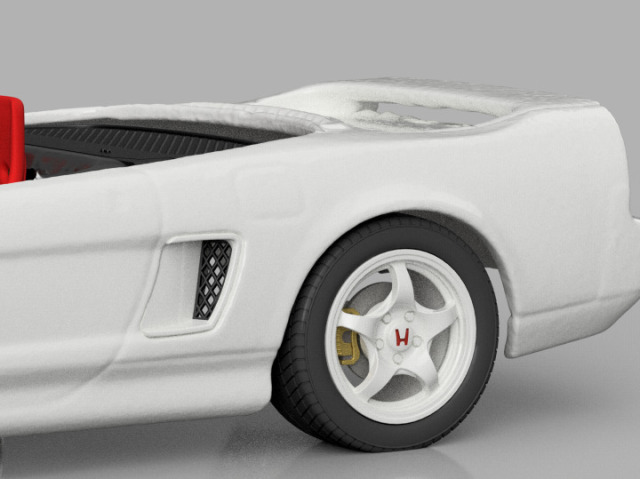 PLUSALFA 3DCAD/3Dプリンタ プロダクト 1/32 NSX-R コンバージョン