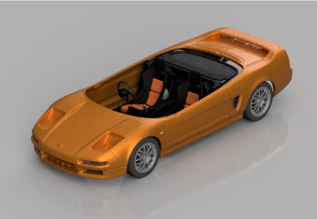 PLUSALFA 3DCAD/3Dプリンタ プロダクト 1/32 NSX-S コンバージョン