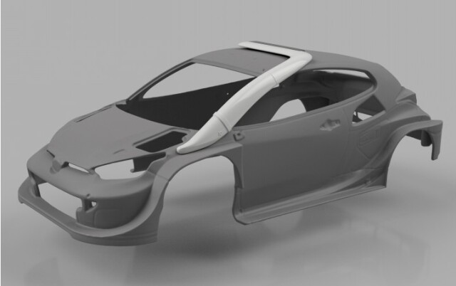 PLUSALFA 3DCAD/3Dプリンタ プロダクト 1/24 GRY サファリ