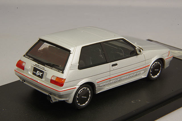 MARK43 1/43 トヨタ カローラ FX-GT (AE82) シルバーメタリック