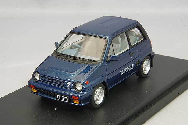 MARK43 1/43 ホンダ シティ ターボ II トニックブルーメタリック