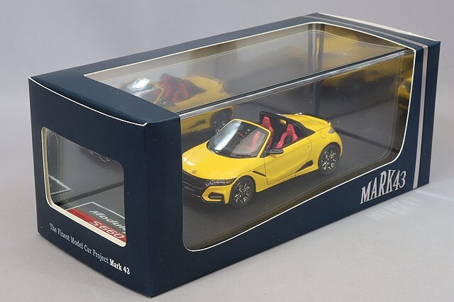 MARK43 1/43 ホンダ S660 モデューロX 2020 カーニバルイエローII