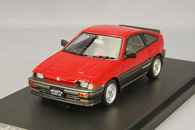 Ebbro 1:43 Honda Ballade Sports CR-X Si sinds 1984 rood