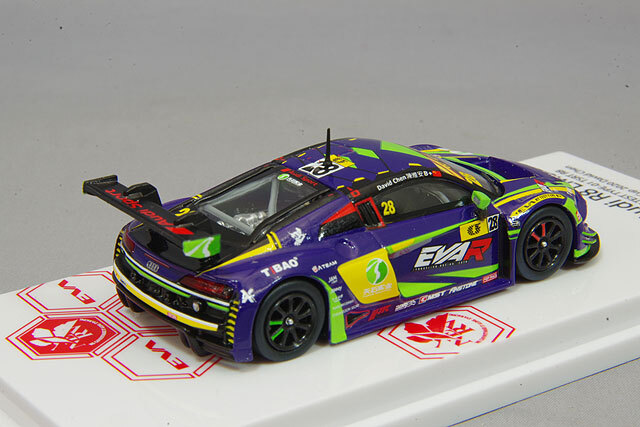 POP RACE 1/64 アウディ R8 LMS エヴァ RT 初号機 TSRT R8 2020 マカオ