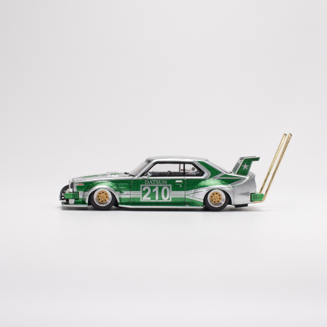 ご当地熊本☆ストラップ　ワルモンのワルスイカ　激レア　レトロ　暴走族 POP RACE 1/64 スカイライン C210 街道レーサー 暴走族スタイル