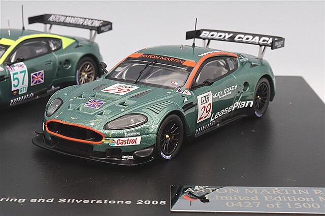 Ｓｐａｒｋ１／４３　アストン・マーティン　ＤＢＲ９　２００５年プレゼンテーション Spark 1/43 Aston Martin DBR9 Presentation Car 2005 #59 from
