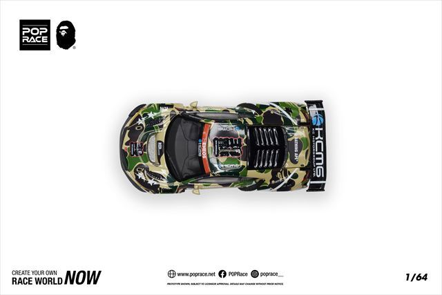 【BAPEコラボ】POP RACE NSX GT3 EVO22 カモフラ 限定 ⭐︎セール【BAPEコラボ】POP RACE NSX GT3 EVO22 カモフラ