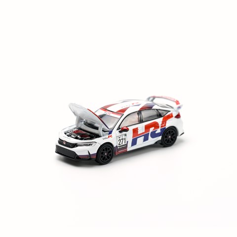 POP RACE　1/18　Civic Type R【新品】シビック タイプR TOP SPEED TS0450 1/18 CIVIC TYPE R シビック タイプR 2023（右