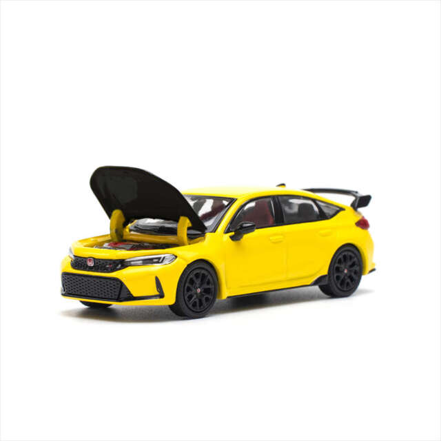 POP RACE 1/64 ホンダ シビック FL5 タイプR サンライトイエロー