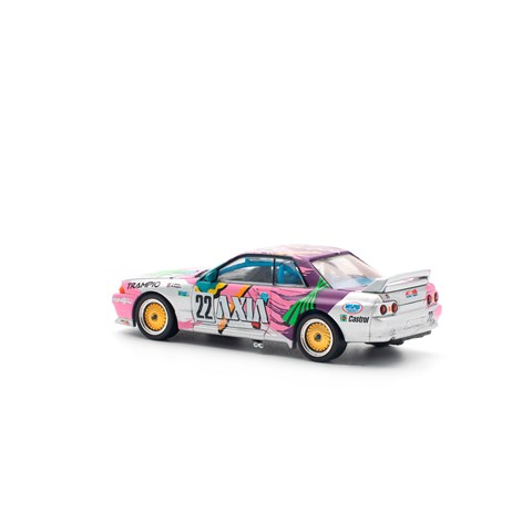 POP RACE 1/64 AXIA 日産 スカイライン GT-R R32 Gr.A JTC #22
