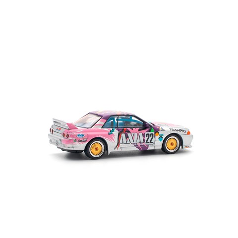 POP RACE 1/64 AXIA 日産 スカイライン GT-R R32 Gr.A JTC #22