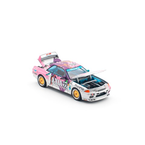 POP RACE 1/64 AXIA 日産 スカイライン GT-R R32 Gr.A JTC #22