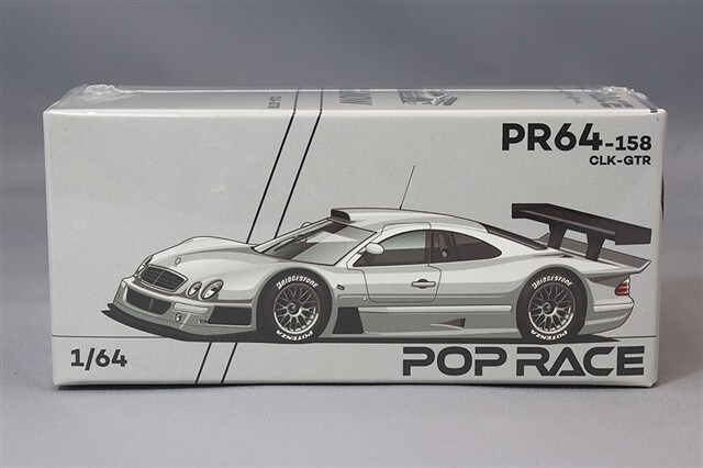 メル子です POP RACE 1/64 メルセデスベンツ AMG CLK GTR シルバー