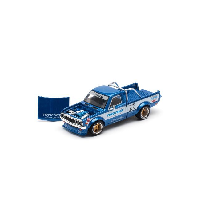 ポップレース1/64 パンデム ダットサン 620 タイTDE2025限定 POP RACE 1/64 パンデム ダットサン 620 ブルーニューツーリング