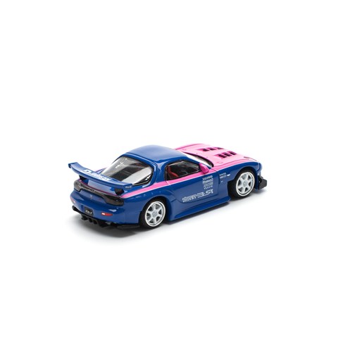 POP RACE 1/64 マツダ RX7 FD RE:雨宮 ブルー/ピンク