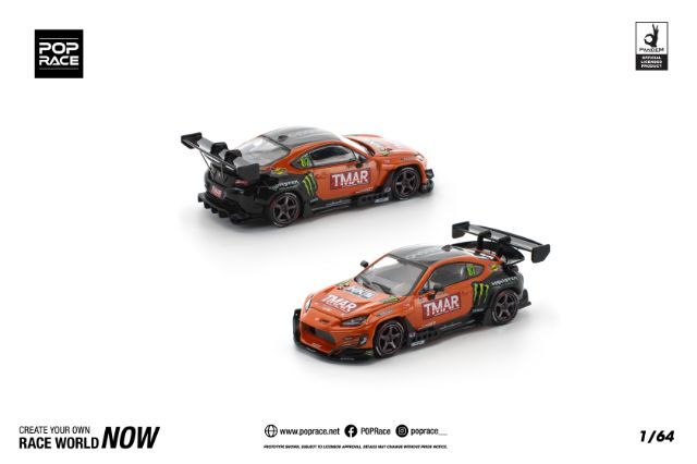 POP RACE 1/64 パンデム GR86 2022 フォーミュラドリフト ジャパン