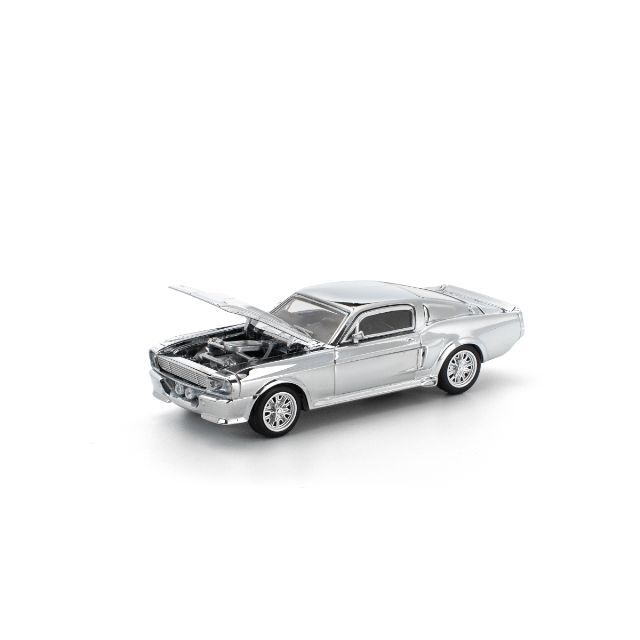 POP RACE 1/64 シェルビー マスタング GT500 シルバークローム