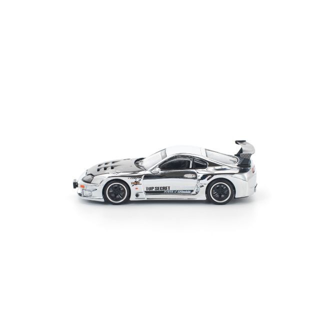 POP RACE 1/64 トップシークレット GT300 スープラ シルバークローム