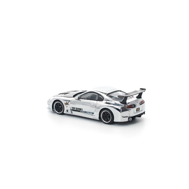 POP RACE 1/64 トップシークレット GT300 スープラ シルバークローム