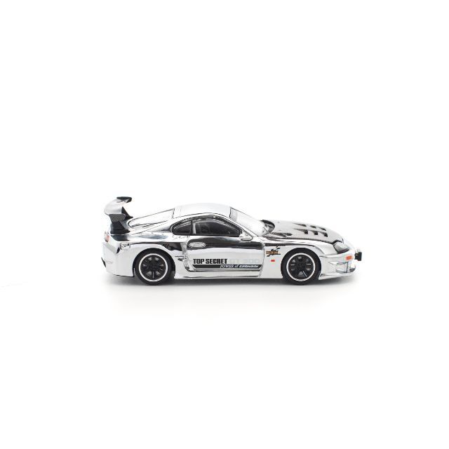 POP RACE 1/64 トップシークレット GT300 スープラ シルバークローム