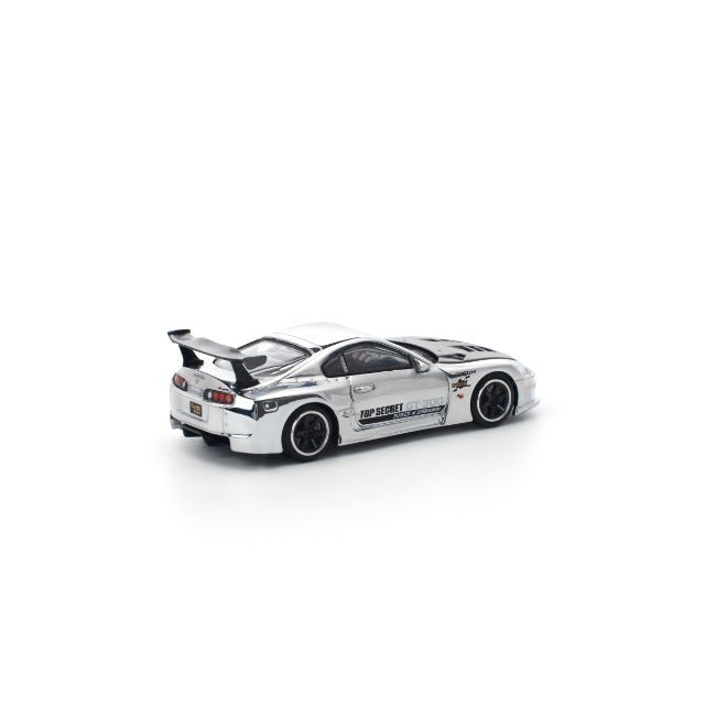 POP RACE 1/64 トップシークレット GT300 スープラ シルバークローム
