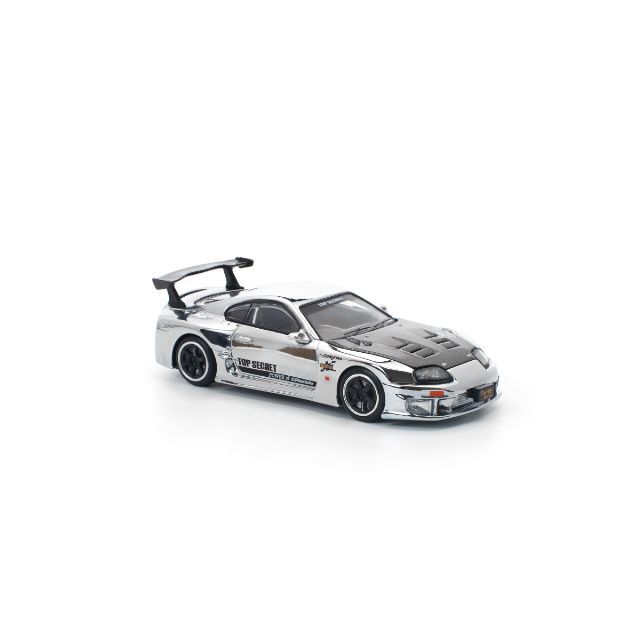 POP RACE 1/64 トップシークレット GT300 スープラ シルバークローム