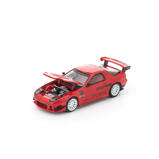 ☆予約品☆ POP RACE 1/64 マツダ RX-7（FC3S） RE雨宮 レッド