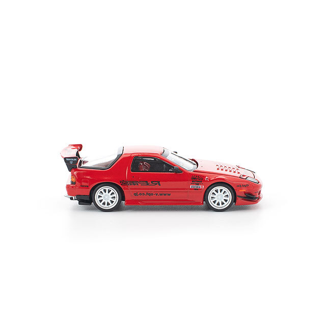 ☆予約品☆ POP RACE 1/64 マツダ RX-7（FC3S） RE雨宮 レッド
