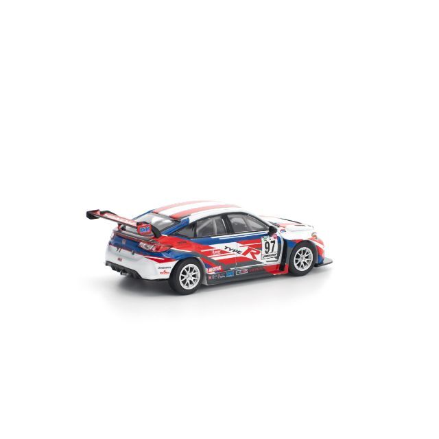 POP RACE 1/64 ホンダ シビック タイプR (FL5) TCR M&Kレーシング