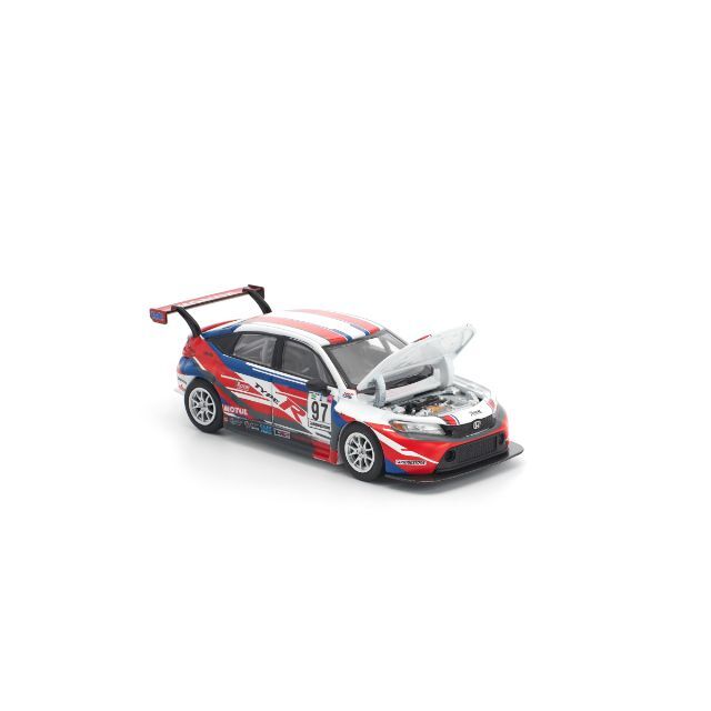 Time Micro1/64 ルビコン+ホンダ シビック+トレーラー3台セット POP RACE 1/64 ホンダ シビック タイプR (FL5) TCR M&Kレーシング