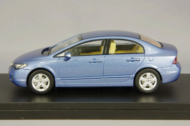 プレミアムX 1/43 ホンダ シビック 2006 ブルー ,ダイキャスト製,