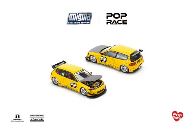 POP RACE x Enigma 1/64 パンデム シビック EG6 