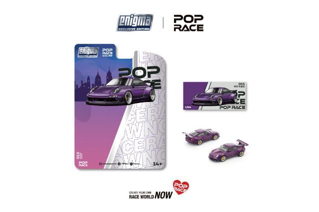 POP RACE x Enigma 1/64 RWB 997 パープル