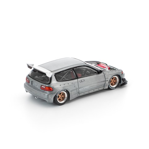 POP RACE x Enigma 1/64 パンデム シビック EG6 RAWフィニッシュ