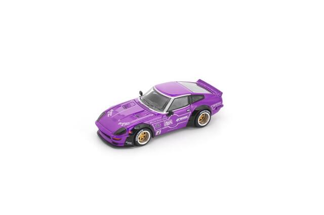 ☆予約品☆ POP RACE x Enigma 1/64 パンデム 280ZX パープル